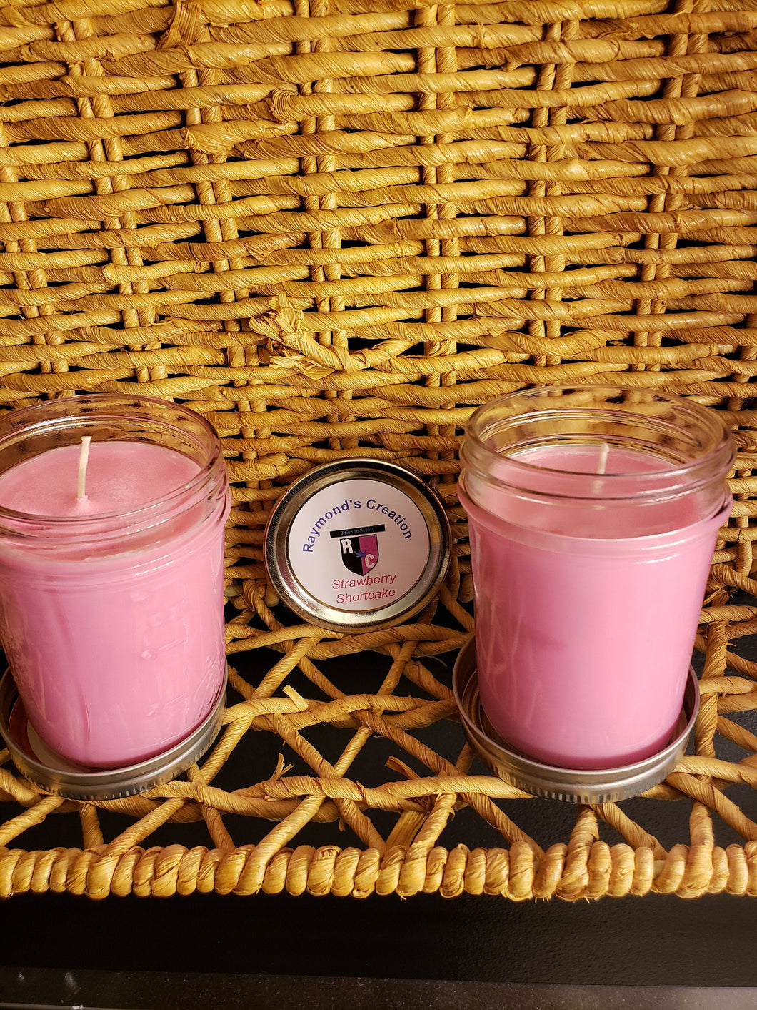 Strawberry Homemade Soy Candle